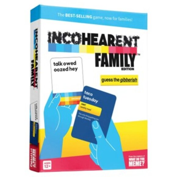 Incohearent Family Edition Card Game - Guess the Gibberish - Fun Game Night NWT - Picture 4 of 8